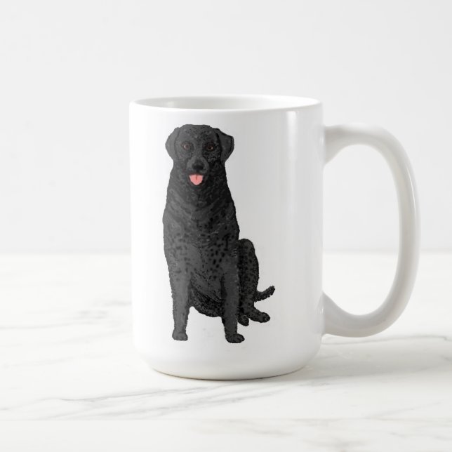Café Taza del perro de Labrador (Derecha)