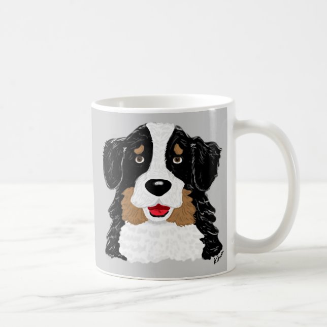 Café Taza del perro de montaña de Bernese (Derecha)
