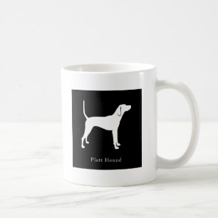 Café Taza del perro de Plott (negro)