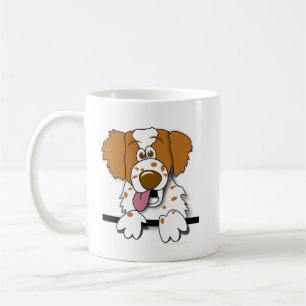 Café Taza del perro del dibujo animado del perro de