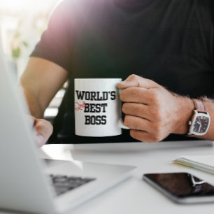 Café Taza del personalizable de Boss del mejor del