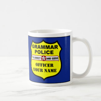 Café Taza del personalizable de la policía de la