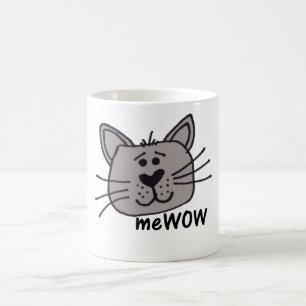Café Taza del personalizable de MeWOW del gato