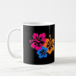 Café Taza del personalizable del hibisco de Phyllis