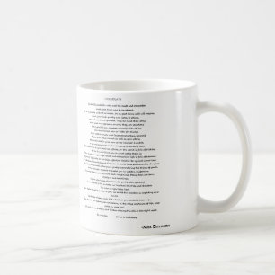 CAFÉ TAZA DEL PERSONALIZADO DE LOS DESIDERÁTUMS MAX