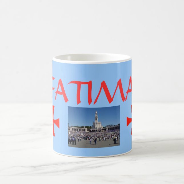 Café Taza del personalizado del santuario de Fátima (Centro)