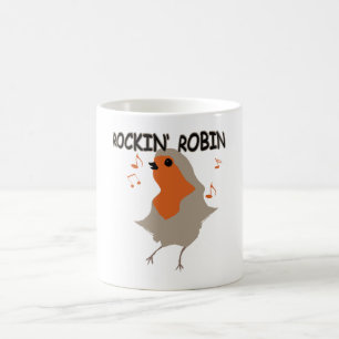 Café Taza del petirrojo de Rockin