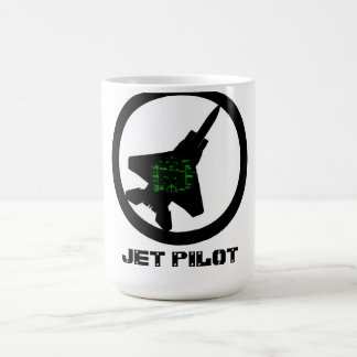 Café Taza del piloto de jet