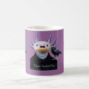 Café Taza del Poe del Axolotl de Edgar