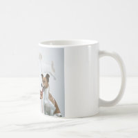 taza del poema del amigo de Russell del enchufe
