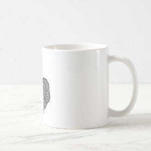 Café Taza del pollo de Silkie