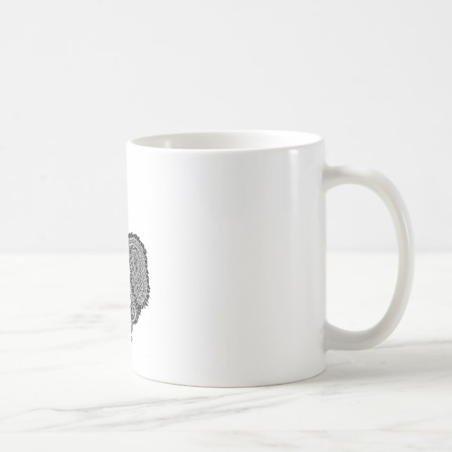 Café Taza del pollo de Silkie (Derecha)