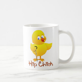 Café Taza del polluelo de la cadera