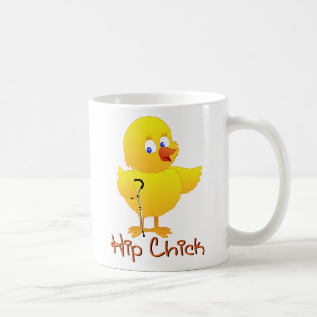 Café Taza del polluelo de la cadera (Derecha)