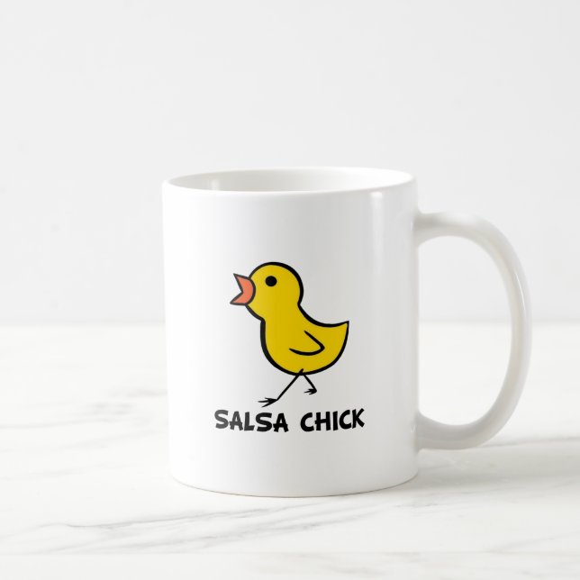 Café Taza del polluelo de la salsa (Derecha)
