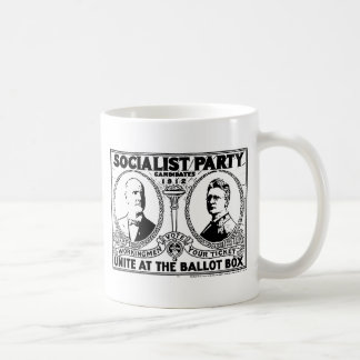 Café Taza del poster de la campaña de Eugene Debs