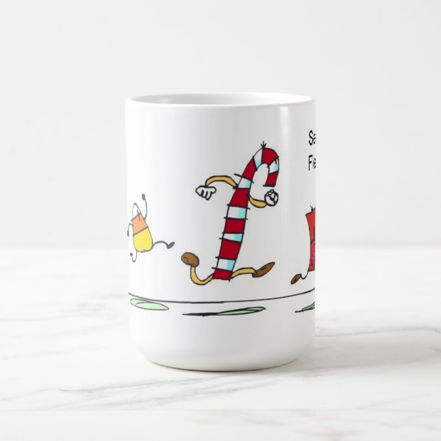 Café Taza del postre del día de fiesta (Centro)