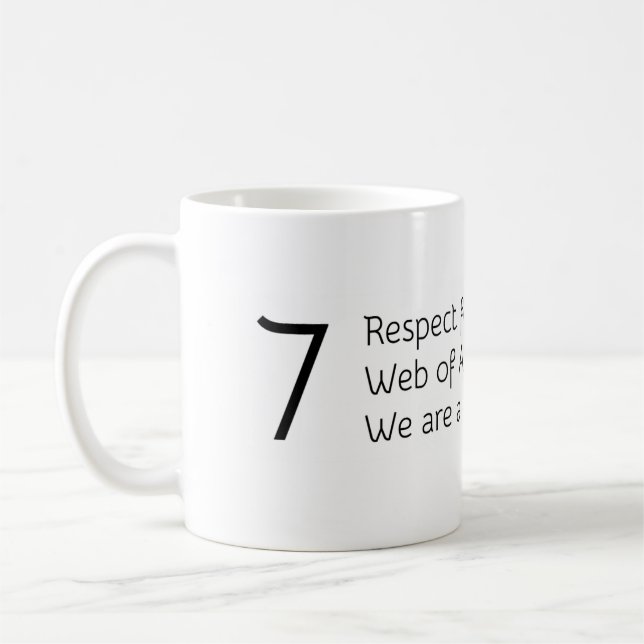 Café Taza del principio de UU séptimo (Izquierda)