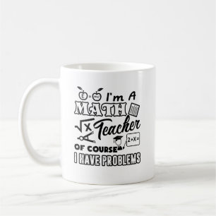 Café Taza del problema del profesor de matemáticas
