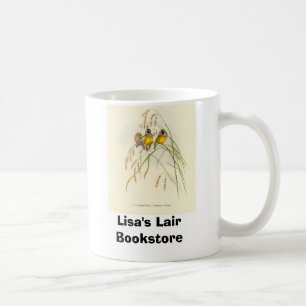 Café Taza del promo de la librería del pinzón de Goul
