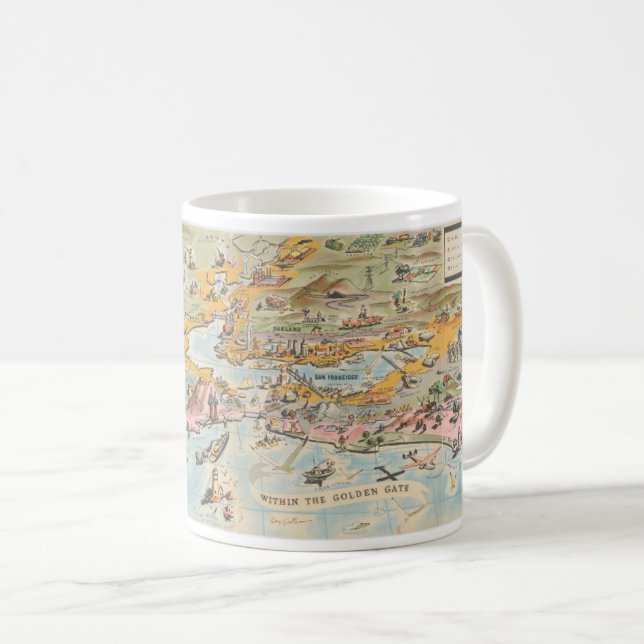 Café Taza del Puente de Oro de San Francisco (Anverso derecho)