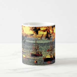 Café Taza del puerto de la barra