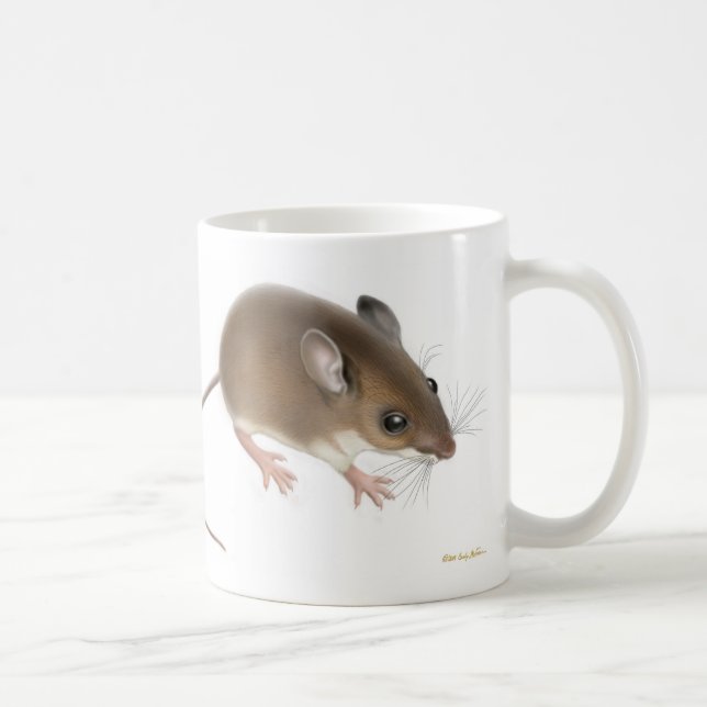 Café Taza del ratón de ciervos (Derecha)
