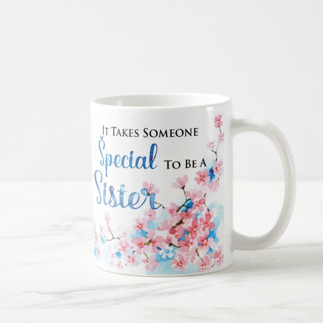 Café Taza del regalo de cumpleaños de la hermana de la (Derecha)