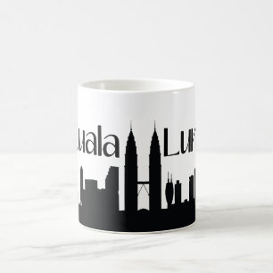 Café Taza del regalo de la señal de Kuala Lumpur,
