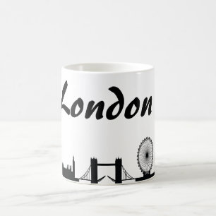 Café Taza del regalo de la señal de Londres, Inglaterr