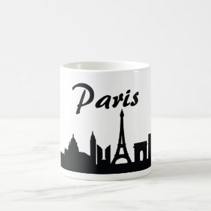 Café Taza del regalo de la señal de París, Francia