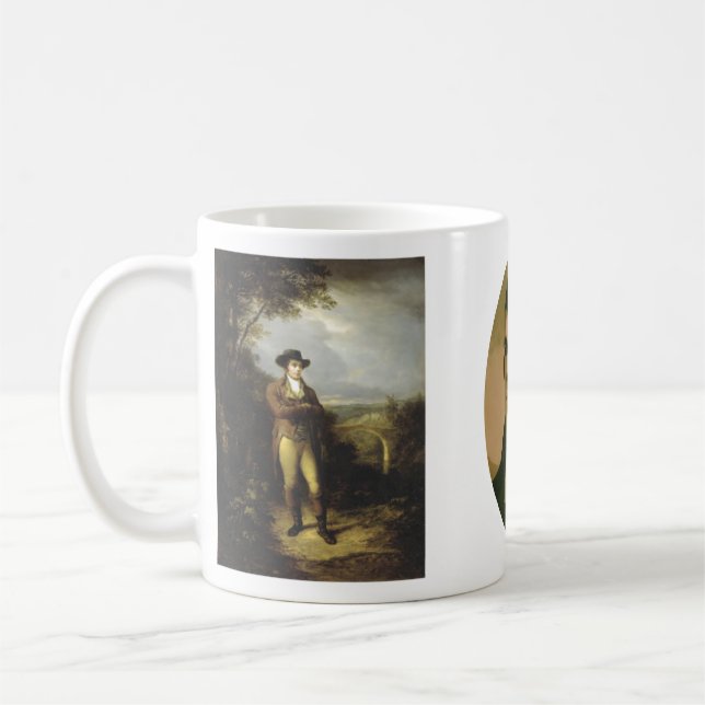 Café Taza del regalo de Robert Burns (Izquierda)