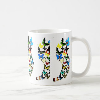 Café Taza del remolino de la mariposa