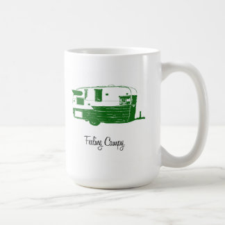 Café Taza del remolque de Airflyte del vintage que