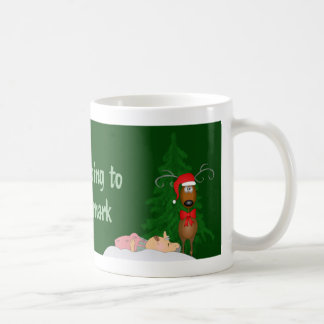 Café Taza del reno y de la abuela