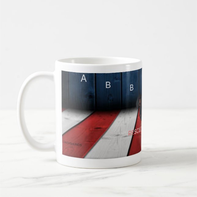 Café Taza del rescate de camino de Abby (Izquierda)