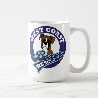Café Taza del rescate del boxeador de la costa oeste
