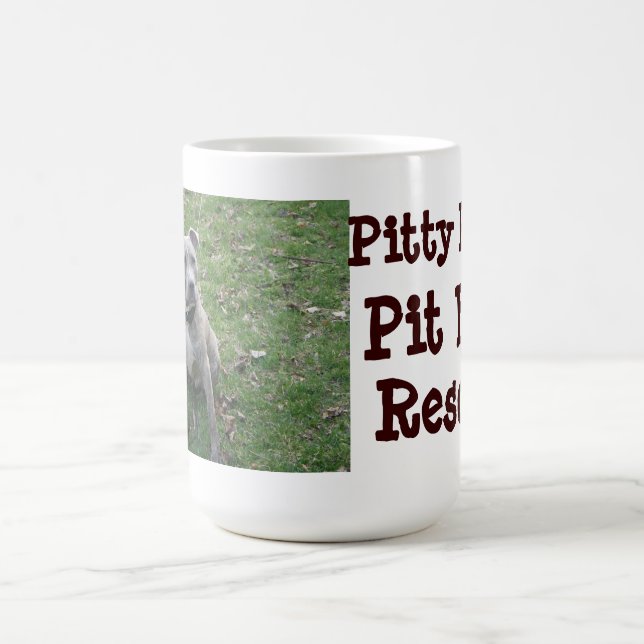 Café Taza del rescate del pitbull del fiesta de Pitty (Centro)
