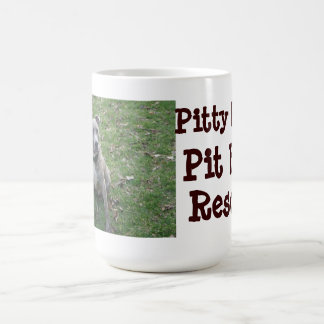 Café Taza del rescate del pitbull del fiesta de Pitty