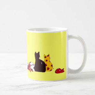 Café Taza del retrato de la familia de Puffie y de