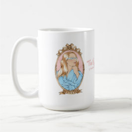 Café Taza del retrato de los diarios del Spinsterhood