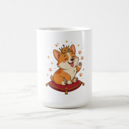 Café Taza del Rey Corgi Regalo para Amantes de Corgi ad