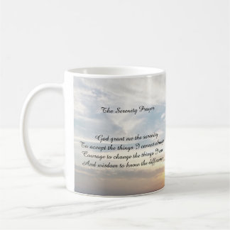 Café taza del rezo de la serenidad