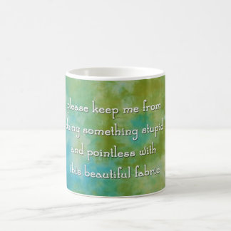 Café Taza del rezo de mi Quilter