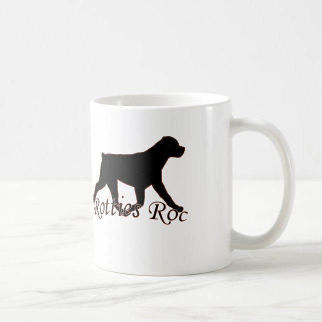 Café Taza del rocho de Rotties (Derecha)