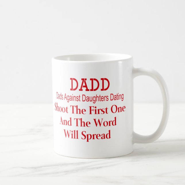Café Taza del rojo de DADD (Derecha)