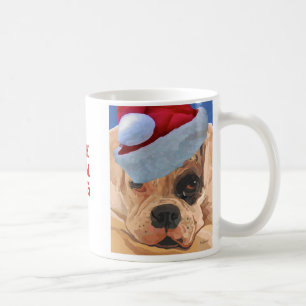Café Taza del ronquido de Bah del boxeador del navidad