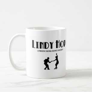 Café Taza del salto de Lindy de la sociedad de la danza