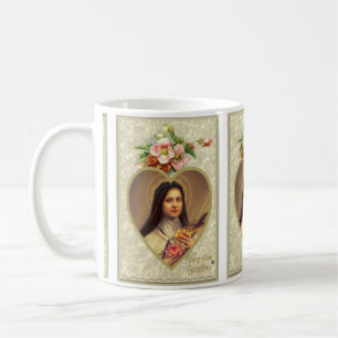 Café Taza del saludo de la tarjeta del día de San