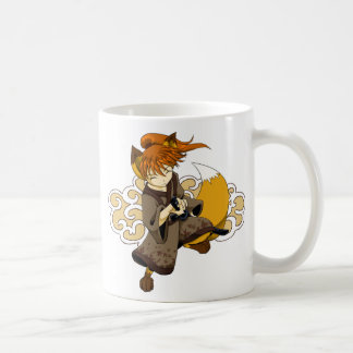 Café Taza del samurai de Kitsune